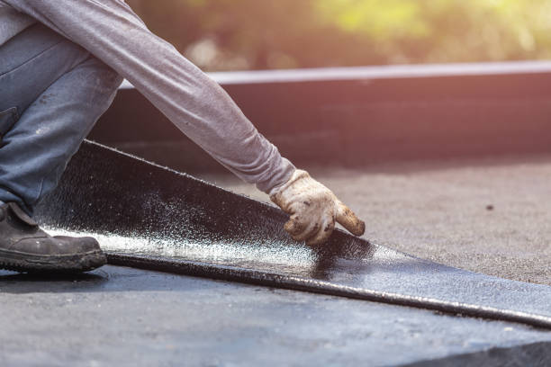 Professional Emergency Waterproofing technician working in Hobart, WI